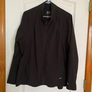 Black Barco one Scrub Jacket 2x